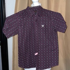 Boys Ariat Button Down Shirt